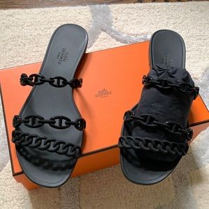 Hermès Rivage sandals, size 40